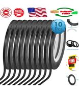 Versatile 10-Pack 1/8 Inch Pinstripe Tape for Crafting and Organizing Needs - $245.43 MXN