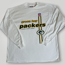 Vintage  Green Bay Packers Long Sleeved T-Shirt Logo Athletic XL 1990s - £26.84 GBP