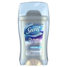 Secret Outlast Invisible Solid Women&#39;s Deodorant Shower Fresh Scent, 2.6 oz 0621 - £7.47 GBP