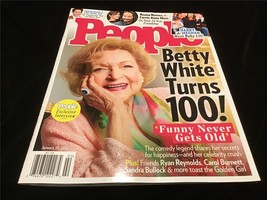 People Magazine January 10, 2022 Betty White Turns 100! Keanu Reeves - £7.47 GBP