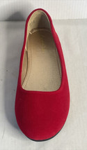 Dream Pairs Girls Slip On Ballet Flats Muy Red Suede Size 5 **Single Left Shoe** - £7.85 GBP