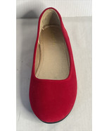 DREAM PAIRS Girls Slip On Ballet Flats Muy Red Suede Size 5 **SINGLE LEF... - $9.85