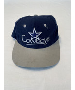 Vintage Dallas Cowboys The Game Snapback Hat 90s NFL Navy Silver Embroid... - £13.31 GBP