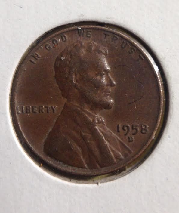 1958 Lincoln Wheat Penny - £3.19 GBP