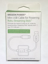 Mission Power USB Cable for Powering Roku Streaming Stick - £11.67 GBP