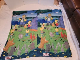 The Simpsons Bart Homer Marge Lisa Fishing Camping Sleeping Bag Rare 60&quot; - $39.99