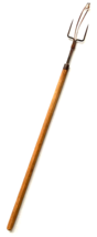Long 2 Prong Fork - 34&quot;L - Wood Handle - Vintage/Antique - $1,027.50 MXN