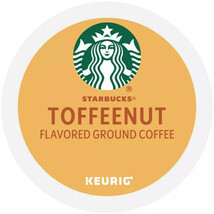 STARBUCKS TOFFEE NUT MEDIUM ROAST COFFEE KCUPS 10CT - $251.62 MXN