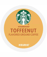 STARBUCKS TOFFEE NUT MEDIUM ROAST COFFEE KCUPS 10CT - $24.74 CAD