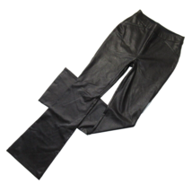 NWT SPANX 20457Q Leather-Like Flare in Black Faux Pull-on Pants XS Petite x 31 - £71.37 GBP