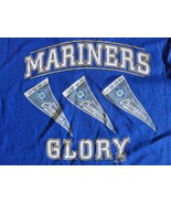 New w/o tags Blue Majestic Seattle Mariners Glory MLB Baseball T Shirt A... - £15.33 GBP