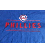 New w/o tags Blue Majestic Philadelphia Phillies MLB Baseball T Shirt Ad... - £13.60 GBP