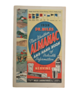 Vtg Dr Miles New Weather Almanac Booklet Medical Advertisements 1939 - $279.41 MXN