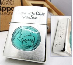 Studio Ghibli Zippo Ponyo On The Cliff NZ-18 Hayao MIyazaki Zippo 2008 MIB Rare - £351.85 GBP