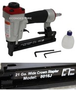 21 Gauge Wide Crown Durable Air Stapler Lightweight Holds Max 100 Staple... - $40.16