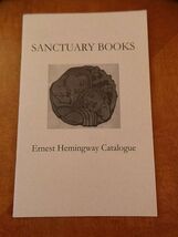 Ernest Hemingway illustrated 34 page Catalog w pricing Sanctuary Books c... - $8.42 CAD