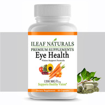 iLeafNaturals Eye Health 1200 MG - 60 Veggie Capsules - £10.17 GBP