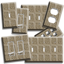 Celtic Knot Irish Tile Style Light Switch Outlet Wall Plates Kitchen Room Decor - £9.58 GBP+