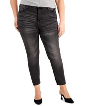 MSRP $50 Celebrity Trendy Plus Size Skinny Jeans Blue Size 24W - $13.53
