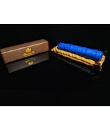 Brizard and Co Blue Ostrich cigar tube holder NIB - $290.00