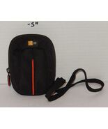 Case Logic black Red Digital Camera Bag Case 4&quot; x 2&quot; Neoprene with belt ... - $20.74 CAD