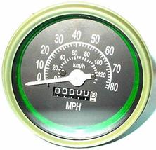 Willys Mb Jp Cj Gpw Gauge Olive Speedometer 80 Mph 120 Kph - £20.35 GBP