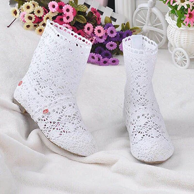 10 Available Colors Women High-leg Knitting  Ankle Boots Spring and Summer Women - £159.06 GBP