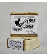 Organic Eucalyptus Lavender Goats Milk Soap(Cruelty-Free) 4.5oz - £8.21 GBP