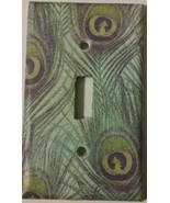 PEACOCK Light Switch Plate Cover lighting outlet wall home decor kitchen... - £8.25 GBP
