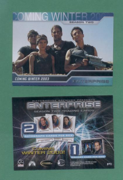 2003 Star Trek Season 2 Enterprise Promo - £2.38 GBP