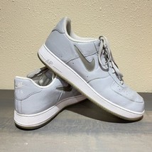 Nike Air Force 1 Vintage Style Blue Gray Sneakers Men Shoes Size 15 - £39.65 GBP