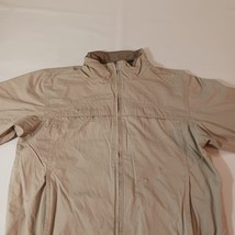 Columbia WM3022 Men's Northway Water Wind Resistant Beige Jacket Cotton Blend M image 12