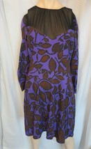 Roberto Just Cavalli Womens purple print signature dress NWT Size 12 - $200.00