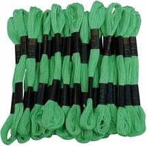 Anchor Threads Cross Stitch Stranded Cotton Thread Hand Embroidery Floss Green - £9.97 GBP