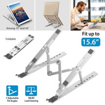 Adjustable Laptop Stand Portable Computer Tray Holder Riser Desk Table B... - £19.90 GBP