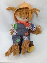 Kamar Scarecrow Plush Rag Doll 10 Inch Patch Stuffed Animal Toy - £36.15 GBP