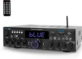 Pyle Pda4Bu Wireless Bluetooth Home Stereo Amplifier -, Antenna, Remote. - £69.49 GBP