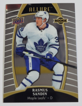 2019 - 2020 Rasmus Sandin Upper Deck Allure Rookie Card Rc Toronto Maple Leafs - £3.17 GBP