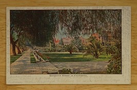Vintage 1909 Postcard California Residence Street UDB Los Angeles - £10.02 GBP
