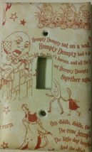 Humpty Dumpty Light Switch Cover bedroom kid decor children playroom nursery  - £8.38 GBP