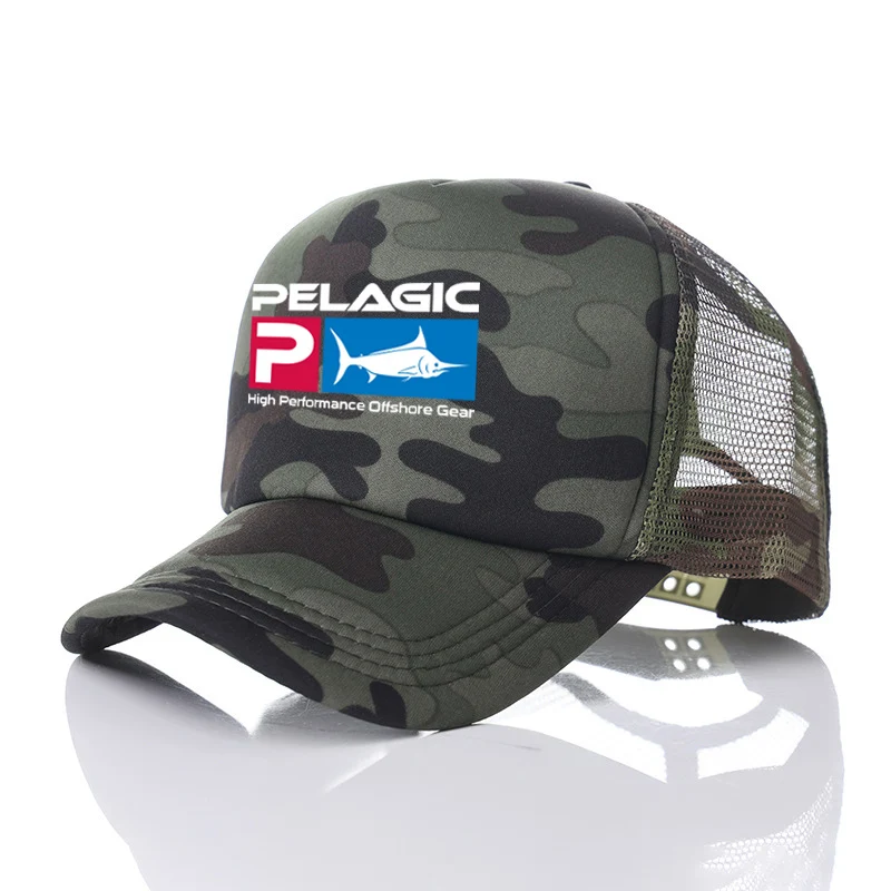 Ad pelagic fishing trucker cap men funny hat baseball cap adult cool summer unisex mesh thumb200