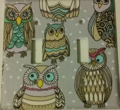 OWL Light Switch Plate Cover lighting outlet wall home decor nursery pla... - £9.81 GBP