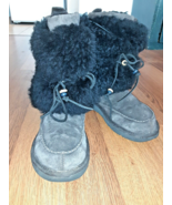 UGG Australia Rainier Black Sheepskin Eskimo Boot Women Model 5189 US 8  P - £29.28 GBP