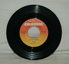 Columbia 45 RPM 7&quot; Vinyl Record Men At Work Down Under &amp; Crazy 80&#39;s Rock Hit - £7.92 GBP