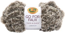 Lion Brand Yarn Go For Faux Thick &amp; Quick-Chow Chow - £18.11 GBP