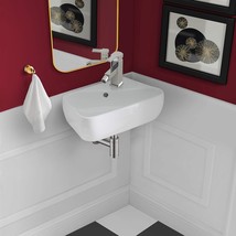 Plaisir Wall Hung Sink, Glossy White, Swiss Madison Well Made Forever Sm... - $81.97
