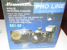 VINTAGE CAMERA - PREMIUM PRO LINE 601-GF CAMERA KIT  BOXED- G14 - $89.30