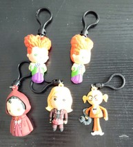 Disney Lot of 5 Nightmare Before Christmas-Hocus Pocus Bag Clip Keychain Figures - $18.00