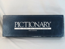 Pictionary First Edition 1985 Game of Quick Draw 1st Excellent 100% Comp... - $22.77
