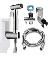 Ikunfen Adjustable Water Pressure Control Handheld Bidet Sprayer For Toilet - £32.01 GBP